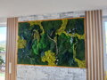 Exkluzivní mechový obraz s rostlinami 200cm x 100cm