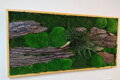Mechově-dřevěný exkluzivní obraz 60cm x 120cm