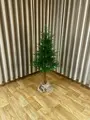 3D vánoční stromek v jutě 165cm