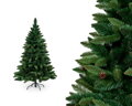 Umělý vánoční stromek- Borovice se šiškami 220 cm