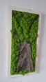 Lišejníkový obraz s přírodní kůrou 100cm x 30cm