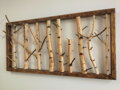 Dřevěný obráz- přírodní bříza 65cm x 130cm