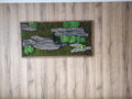 Mechový obraz-lesní + provence mech a kůra 50cm x 100cm