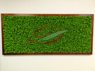 Mechový obraz s Vaším logem 90cm x 180cm