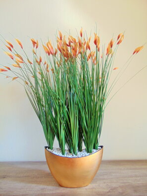 Dekorační tráva- Gold 60 cm
