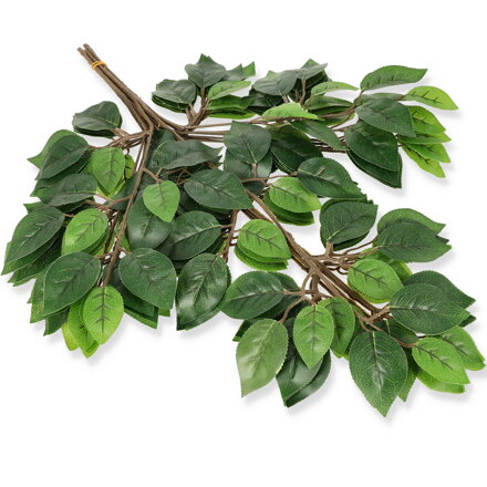 Umělé listí - list růže 60cm