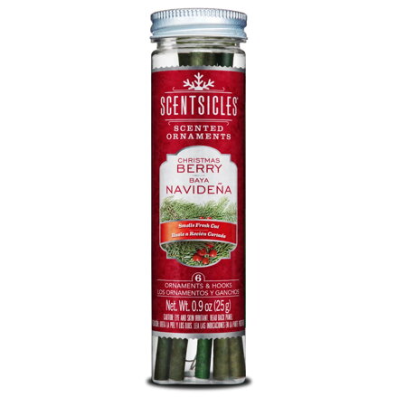 Vonné tyčinky na stromeček- Scentsicles Christmas Berry 6ks.