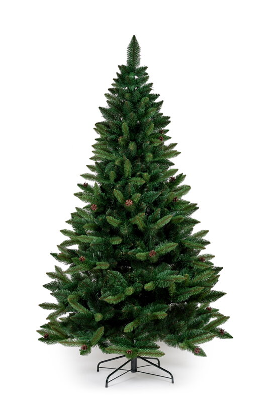 Umělý vánoční stromek- Borovice se šiškami 250 cm
