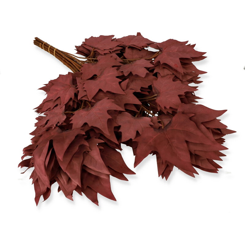 Umělý list- Javor červený 70cm